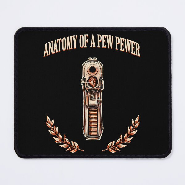 Item preview, Anatomy of A Pew Pewer 9 mm Shooting Humor designed and sold by Redgiant87x.