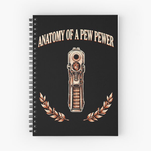 Item preview, Anatomy of A Pew Pewer 9 mm Shooting Humor designed and sold by Redgiant87x.