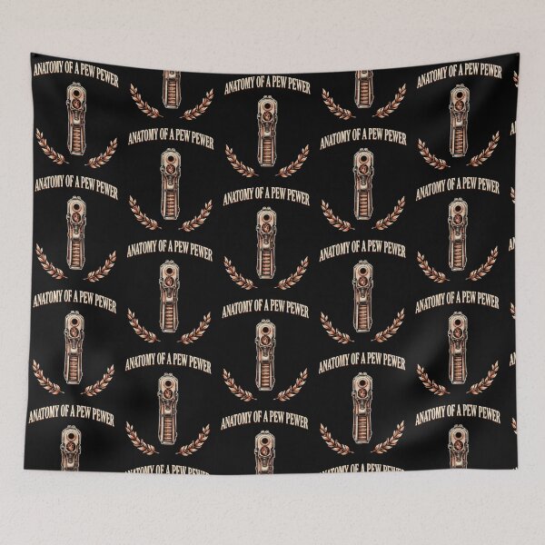 Item preview, Anatomy of A Pew Pewer 9 mm Shooting Humor designed and sold by Redgiant87x.
