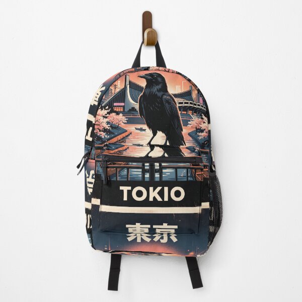 Item preview, Vintage Tokyo Black Crow Travel Art designed and sold by ZUMERI.
