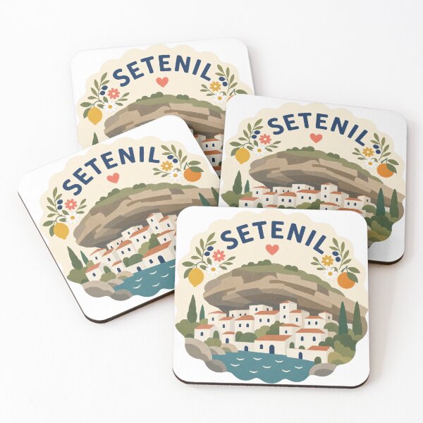 Item preview, Setenil Spain Travel Souvenir Modern Folk Art designed and sold by VisualArtsOasis.