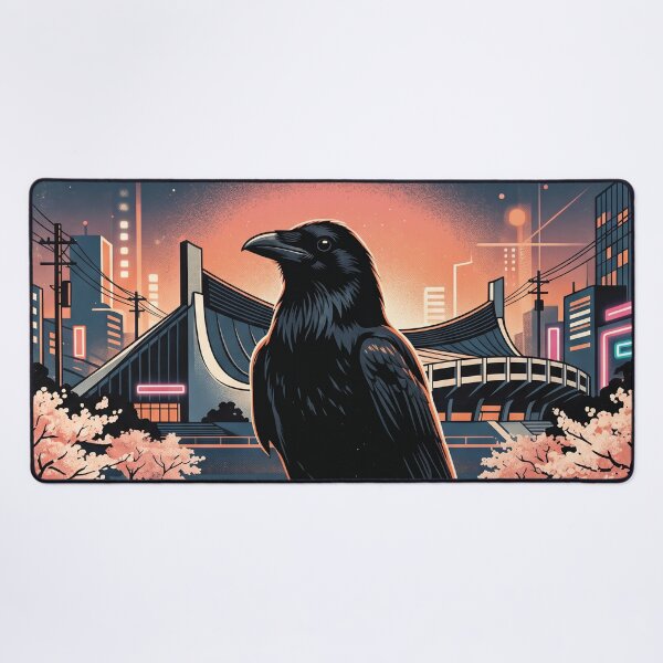 Item preview, Vintage Tokyo Black Crow Travel Art designed and sold by ZUMERI.