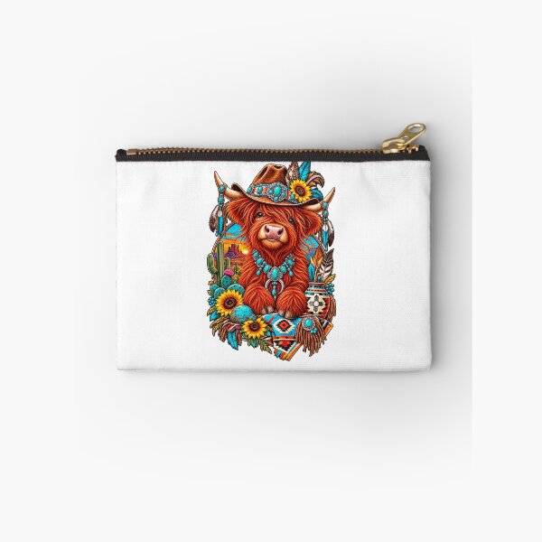 Item preview, Southwestern Red highland calf  designed and sold by NativeGraffix.