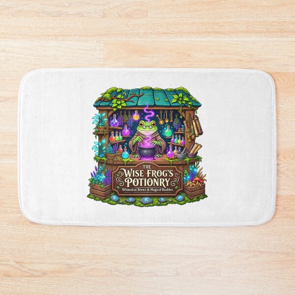 Item preview, The Wise Frog’s Potionry | Whimsical Brews & Magical Baubles designed and sold by MrDev.
