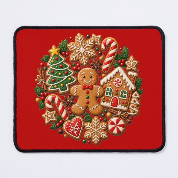 Item preview, Vintage Bakery Christmas Holiday Festive Gift - Christmas Gingerbread Man Cookie Collection designed and sold by Artycom.