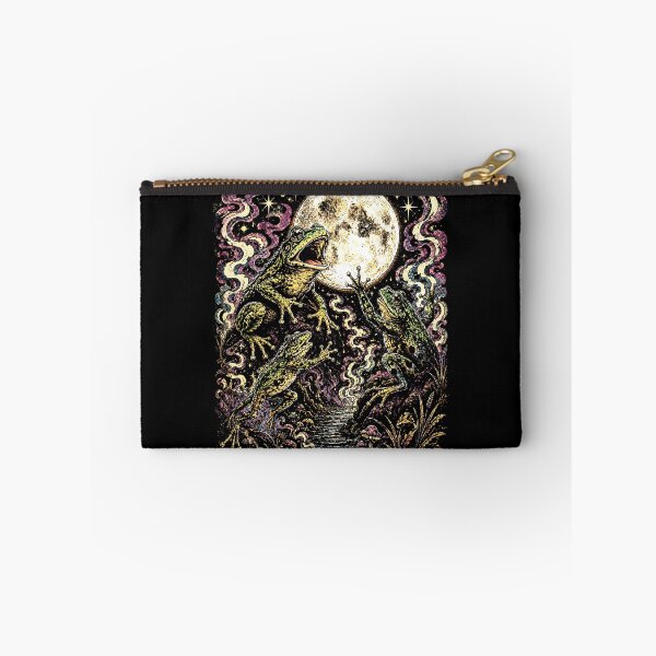 Item preview,  Mystical Frogs Under the Full Moon – Gothic Celestial Night designed and sold by SOUFIANE1991.