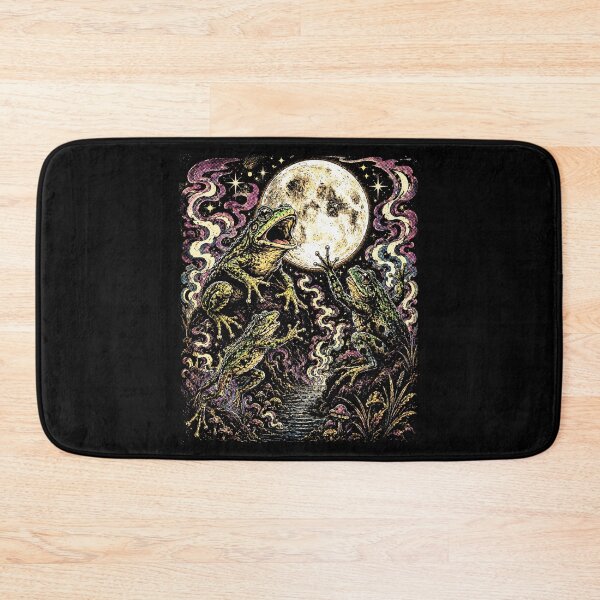Item preview,  Mystical Frogs Under the Full Moon – Gothic Celestial Night designed and sold by SOUFIANE1991.