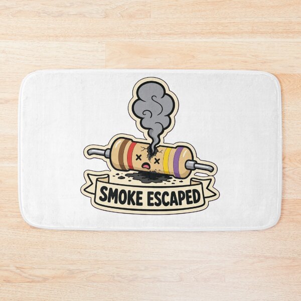 Item preview, Magic Smoke Escaped | Funny Electrical Engineer Humour Gift designed and sold by DebugLab.