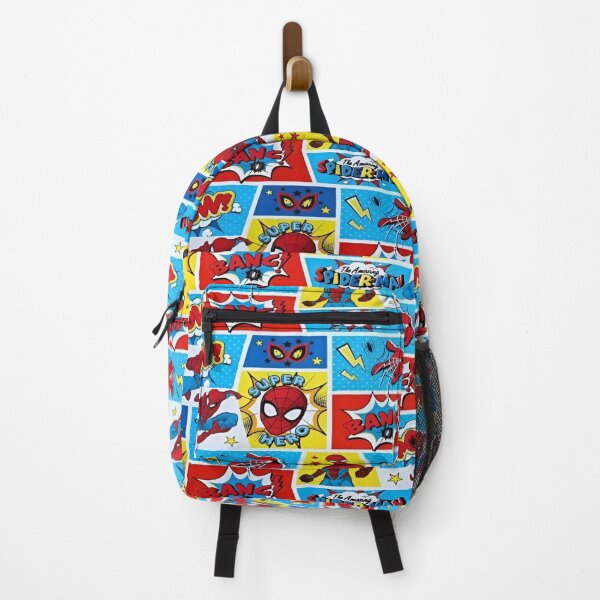 Item preview, A Fun and Colorful Pattern Featuring Iconic Superheroe Spiderman and Action Phrases in Bright Comic Book Style designed and sold by Matt_Smith.