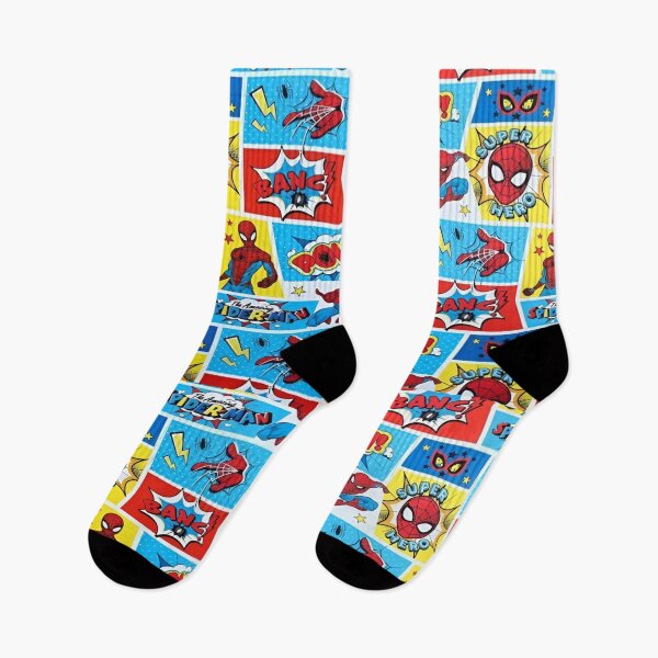 Item preview, A Fun and Colorful Pattern Featuring Iconic Superheroe Spiderman and Action Phrases in Bright Comic Book Style designed and sold by Matt_Smith.