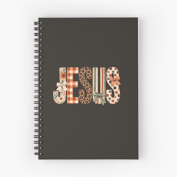 Item preview, Jesus Floral Leopard Autumn Typography designed and sold by Blinkwater Designs.