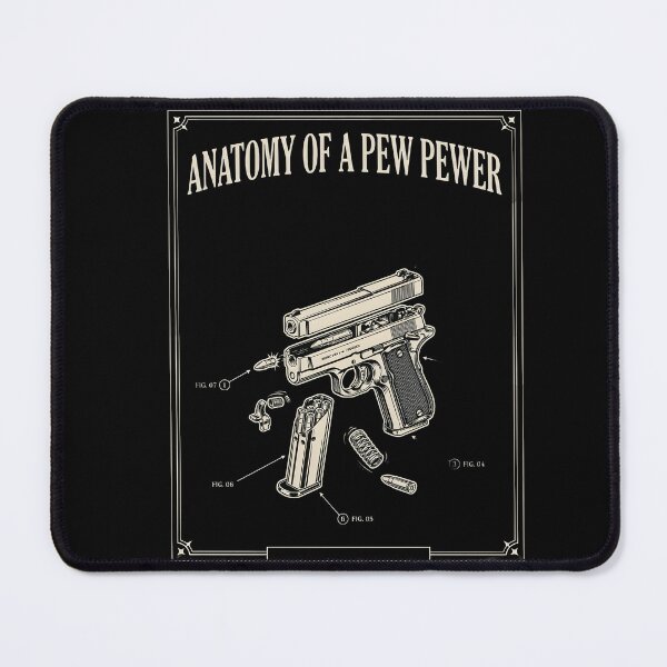 Item preview, Anatomy of A Pew Pewer Gun Lovers 9 mm Humor designed and sold by Redgiant87x.