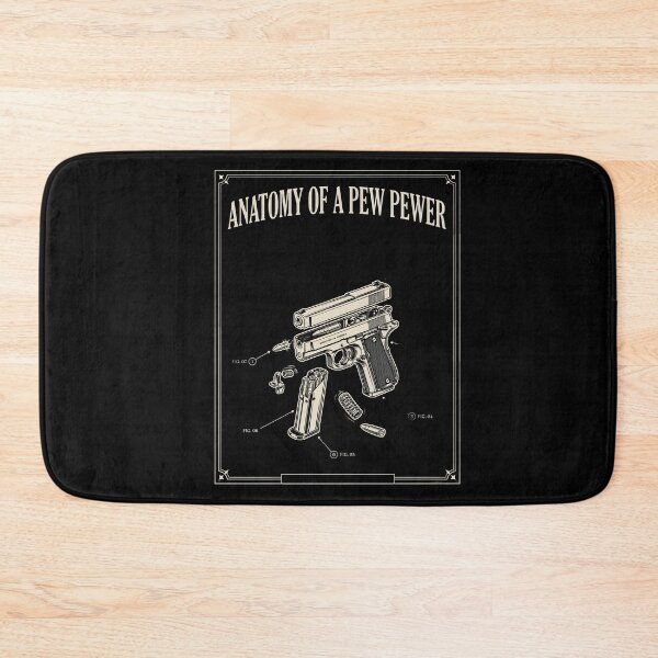 Item preview, Anatomy of A Pew Pewer Gun Lovers 9 mm Humor designed and sold by Redgiant87x.