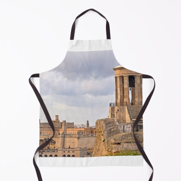 Item preview, The Siege Bell War Memorial atop the historic fortifications of Valletta, Malta designed and sold by goceris.