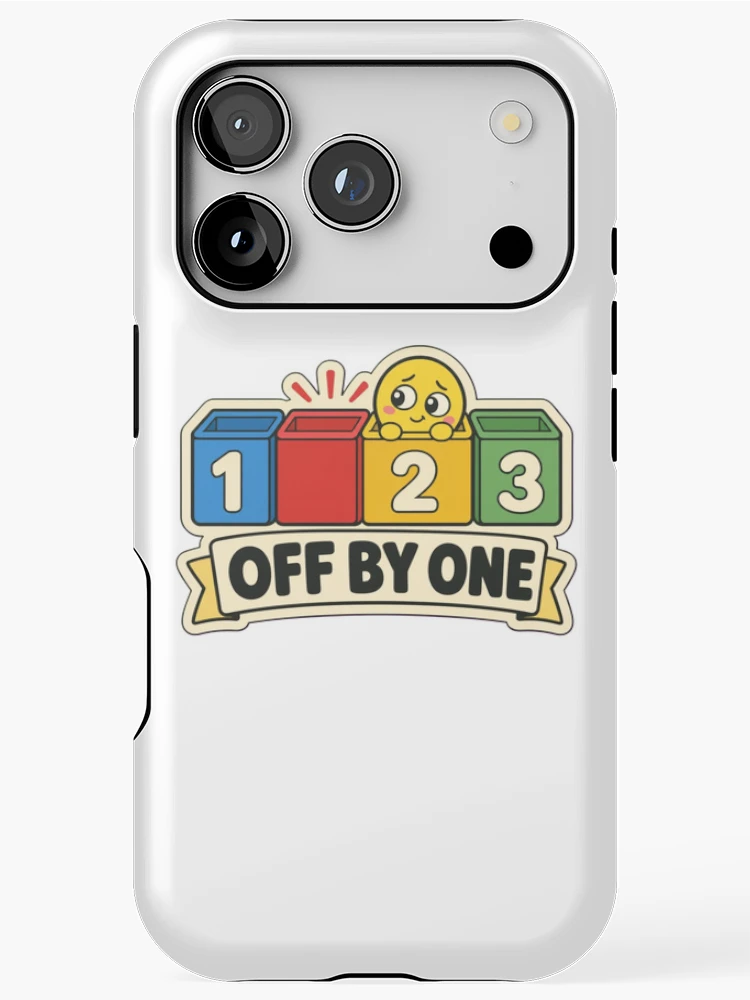 Thumbnail 1 of 4, iPhone Case, Off By One Error | Funny Computer Science Student Humour designed and sold by DebugLab.