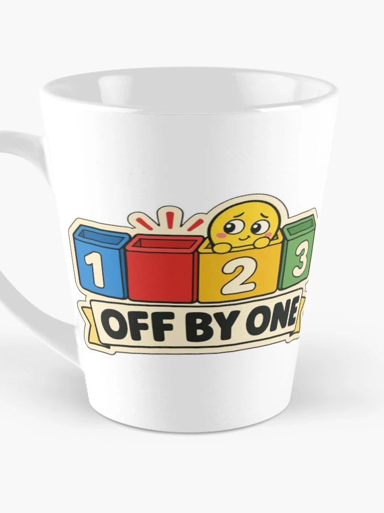 Thumbnail 3 of 4, Coffee Mug, Off By One Error | Funny Computer Science Student Humour designed and sold by DebugLab.
