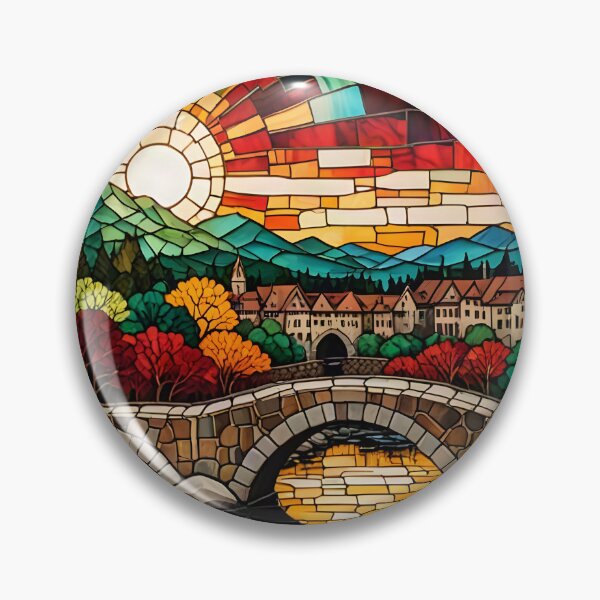 Item preview, Autumn Mosaic Symphony designed and sold by Serene Strokes Art.
