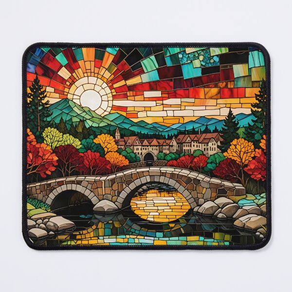 Item preview, Autumn Mosaic Symphony designed and sold by Serene Strokes Art.
