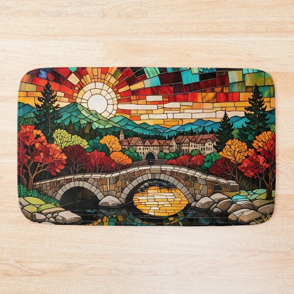 Item preview, Autumn Mosaic Symphony designed and sold by Serene Strokes Art.
