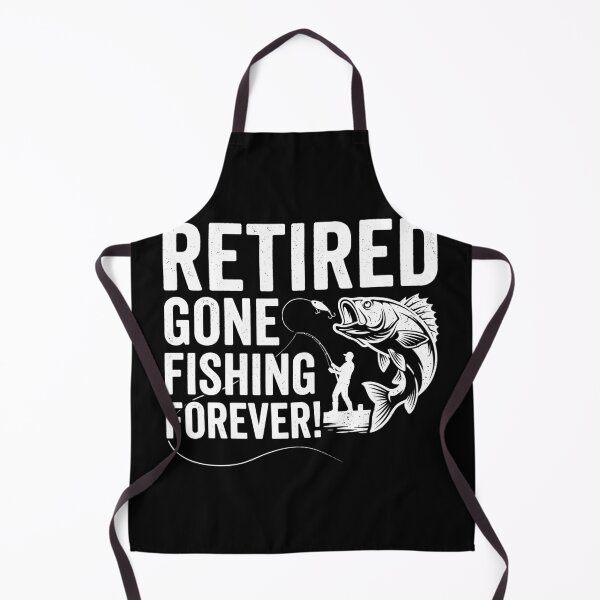 Item preview, Retired Gone Fishing Forever! Fisherman Retirement Angler Gift designed and sold by Doodleoub.