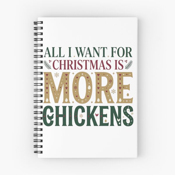 Item preview, All I Want For Christmas Is More Chickens Funny Backyard Chicken Keeper Holiday designed and sold by raedattia.