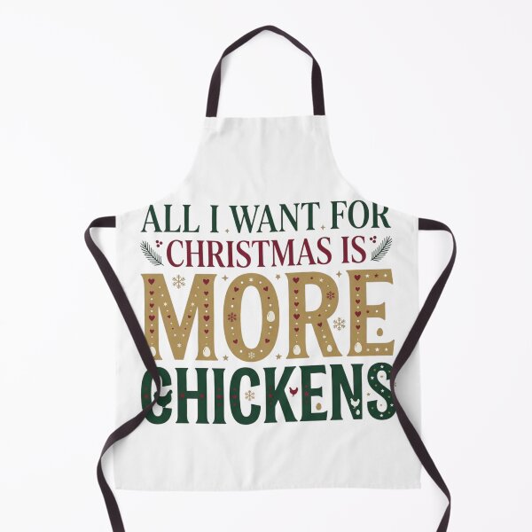Item preview, All I Want For Christmas Is More Chickens Funny Backyard Chicken Keeper Holiday designed and sold by raedattia.