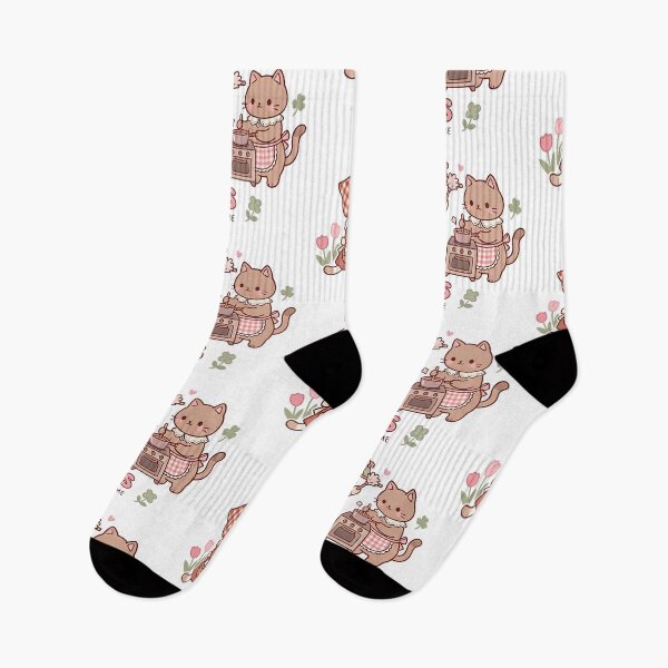 Item preview, House Cats: Tradwife Style - Love and Home - Kawaii Cottagecore House Cats Banner designed and sold by CuteKats.