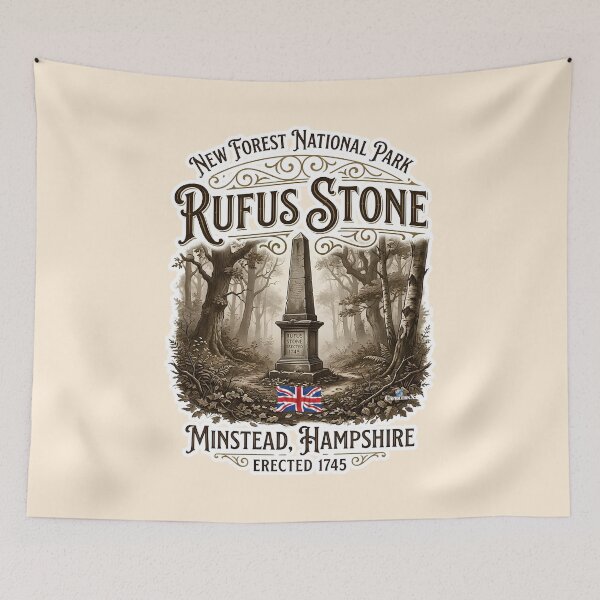 Item preview, Rufus Stone New Forest Vintage designed and sold by EvergreenPark - Tee Studio.