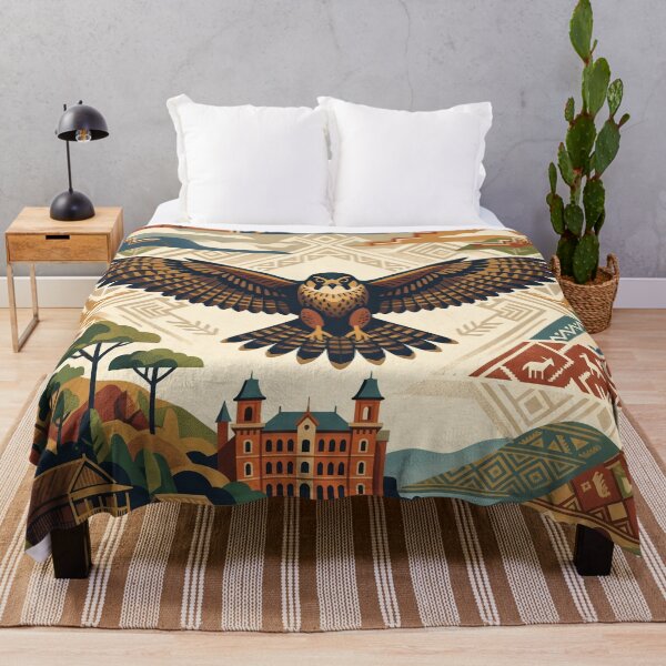 Item preview, Vintage Antananarivo Falcon Travel Art designed and sold by ZUMERI.