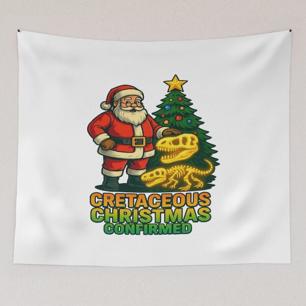 Item preview, Cretaceous Christmas Confirmed Santa Dinosaur Tree designed and sold by ColeLaniTrading.
