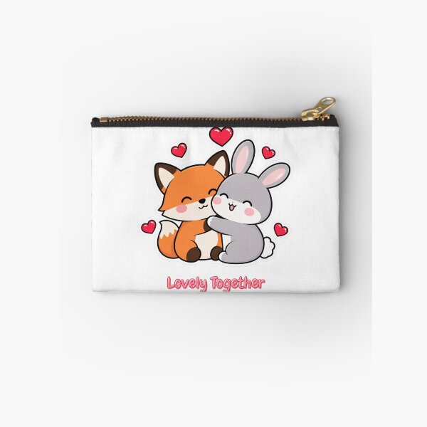 Item preview, Lovely Together Fox And Rabbit designed and sold by MemeInspiration.