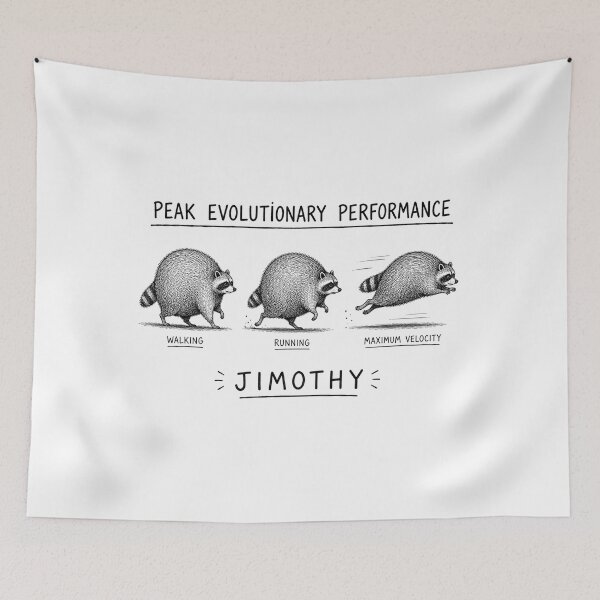 Item preview, Jimothy Raccoon Peak Evolutionary Performance designed and sold by seekingclarity.