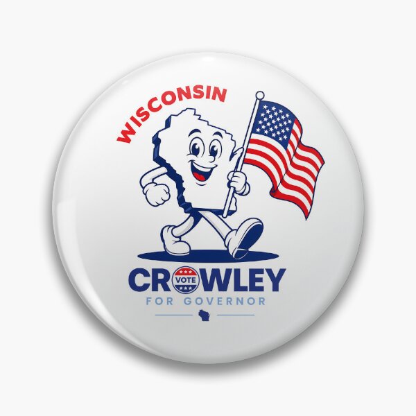 Item preview, Vintage Crowley For Governor Cartoon Character designed and sold by DarrinReilly.