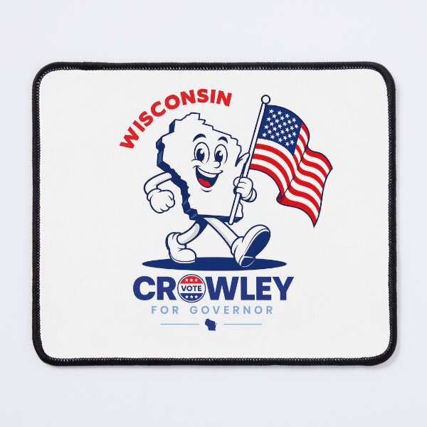 Item preview, Vintage Crowley For Governor Cartoon Character designed and sold by DarrinReilly.
