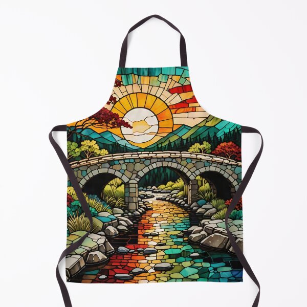 Item preview, Sunset Serenade Mosaic designed and sold by Serene Strokes Art.
