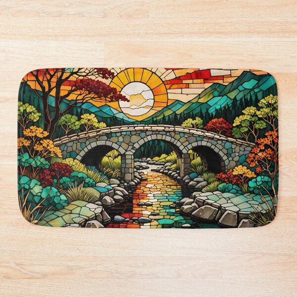 Item preview, Sunset Serenade Mosaic designed and sold by Serene Strokes Art.