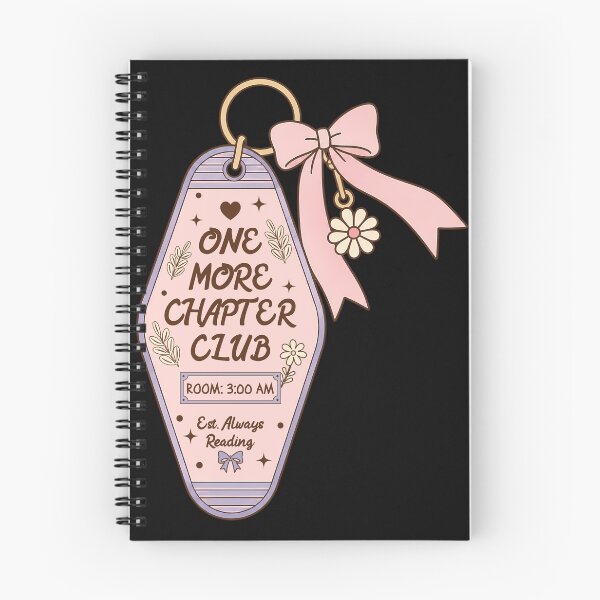 Item preview, Coquette Bow Bookish Motel Key Tag Pastel Aesthetic designed and sold by PrintivoraHub.