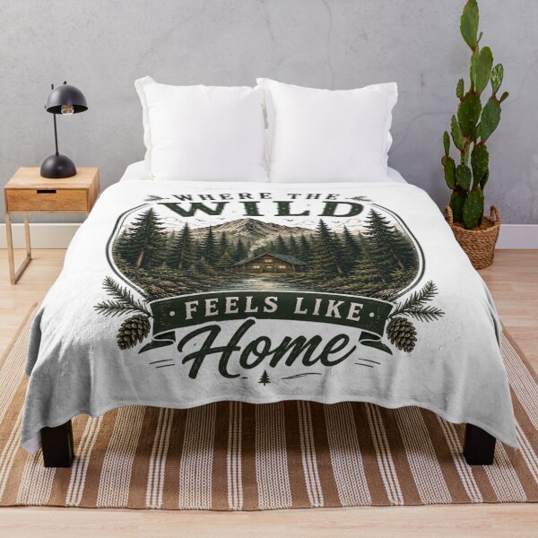 Item preview, Where the Wild Feels Like Home designed and sold by Side Quest Co..