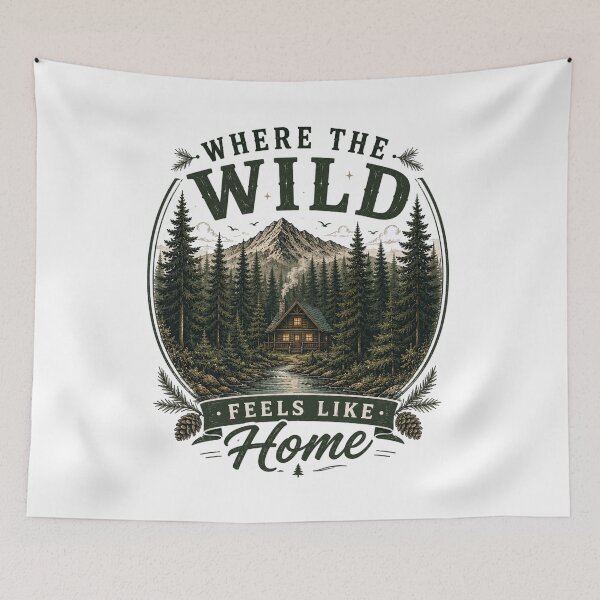Item preview, Where the Wild Feels Like Home designed and sold by Side Quest Co..