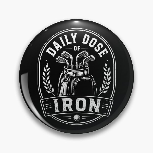 Item preview, Daily Dose Of Iron Funny Golf designed and sold by DemureArtsy.