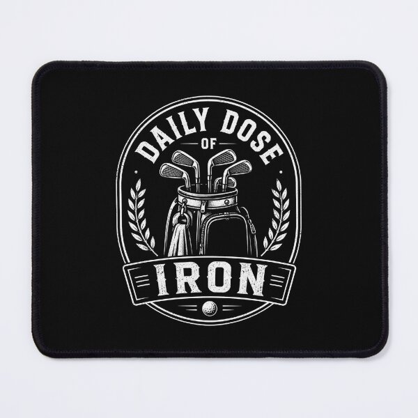 Item preview, Daily Dose Of Iron Funny Golf designed and sold by DemureArtsy.