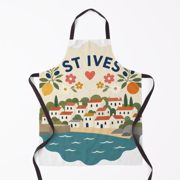 Item preview, St Ives England Travel Souvenir Modern Folk Art designed and sold by VisualArtsOasis.