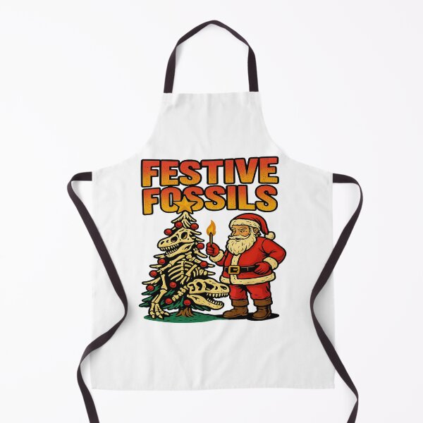 Item preview, Festive Fossils Santa Dinosaur Christmas designed and sold by ColeLaniTrading.