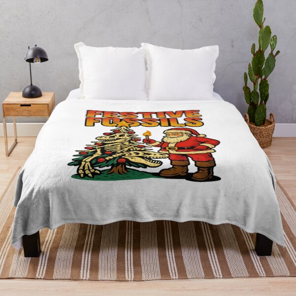 Item preview, Festive Fossils Santa Dinosaur Christmas designed and sold by ColeLaniTrading.