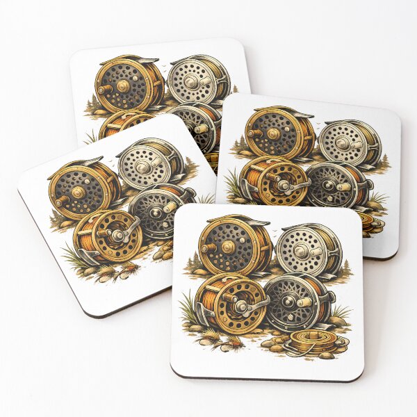Item preview, Collection of classic fly fishing reels designed and sold by Daily Quirk.