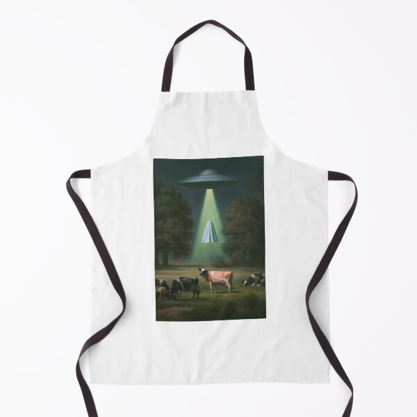 Item preview, Halloween Ghost Abducted by Aliens UFO designed and sold by Ayrshiredesigns.