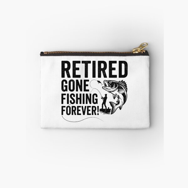 Item preview, Retired Gone Fishing Forever! Retirement Fisherman Angler Gift designed and sold by Doodleoub.