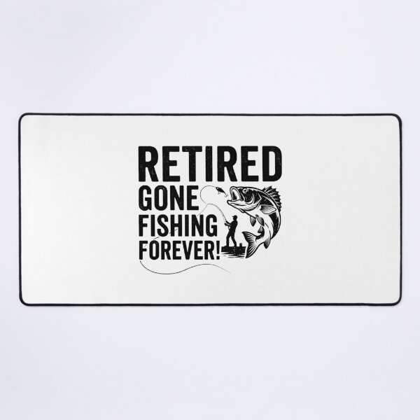 Item preview, Retired Gone Fishing Forever! Retirement Fisherman Angler Gift designed and sold by Doodleoub.