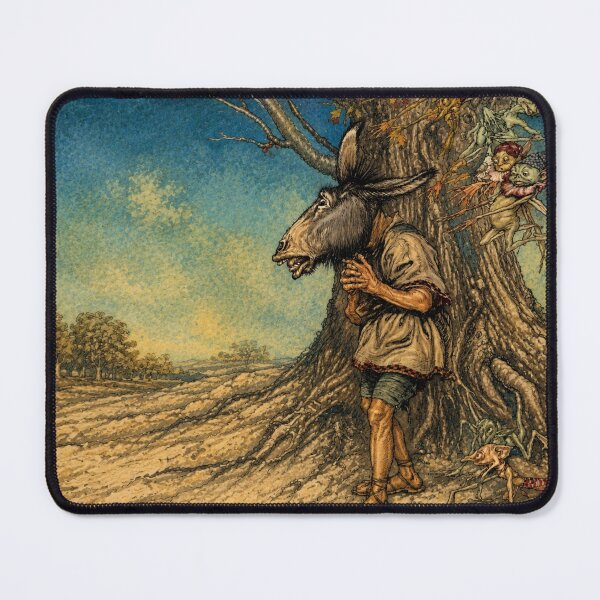 Item preview, Arthur Rackham Art Print, Vintage Fantasy Illustration, Bottom and Fairies from A Midsummer Night’s Dream, Shakespeare Lovers designed and sold by RickE.