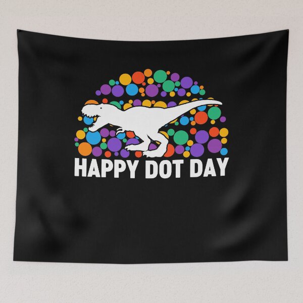 Item preview, Happy Dot Day 2026 T Rex designed and sold by gunaone-design.